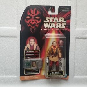 Star Wars Episode 1 Ric Olie Figure with Helmet and Naboo Blaster Unopened
